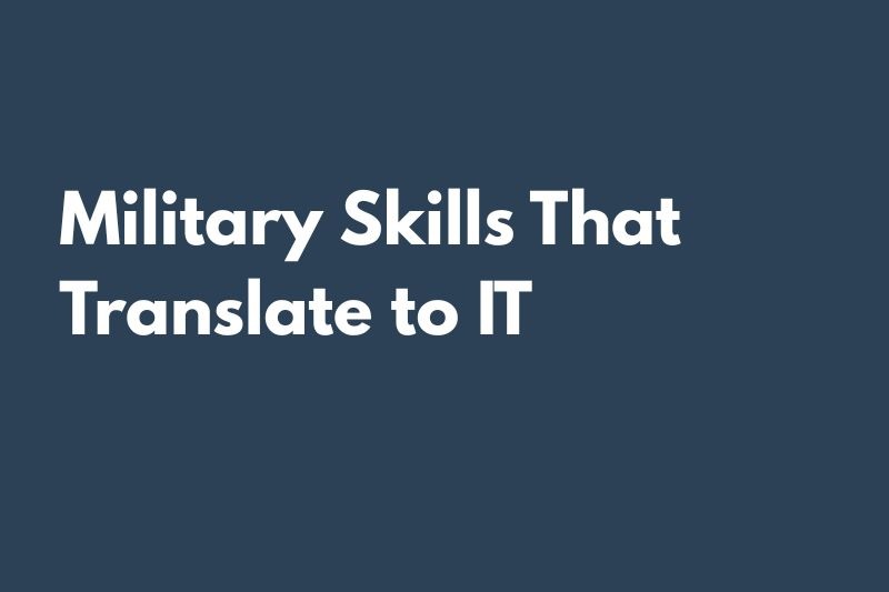forces leavers IT courses